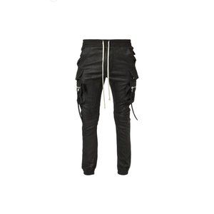 Rick Owens Lambskin Cargo Joggers